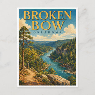 Postal Broken Bow Oklahoma Beavers Bend GeoSaga
