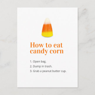 Postal Broma de Caramelo de Halloween