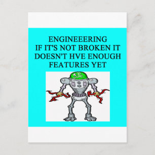 Postal broma de INGENIERÍA