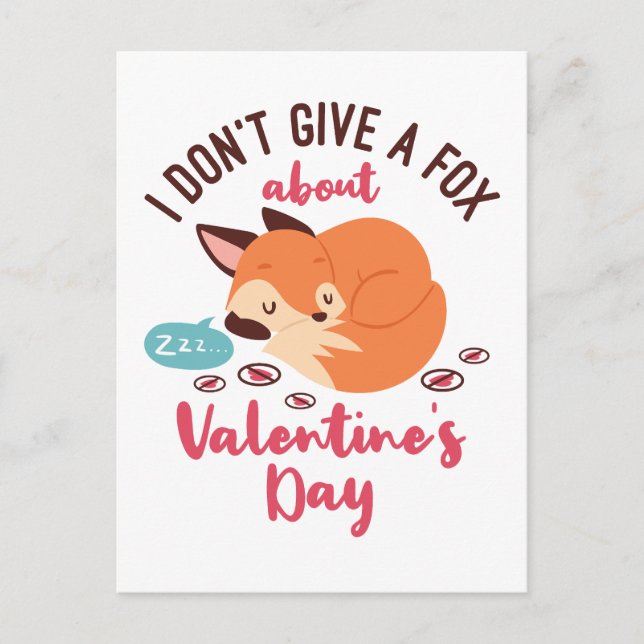 Postal Bromeante de Fox, Día de San Valentín (Anverso)