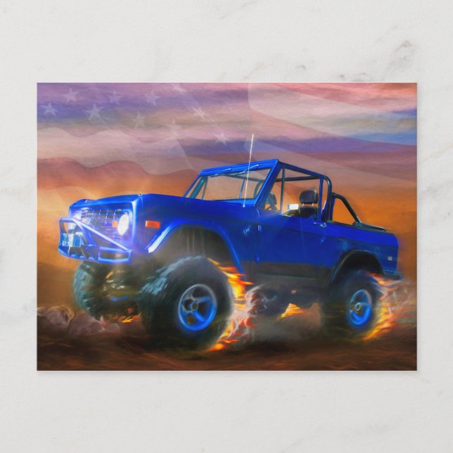Postal Bronco 4X4 "OFF ROAD RAGER" (Anverso)