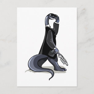 Postal Brontosaurus Disfrazado Como Un Personaje De Pelíc