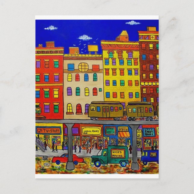 Postal Bronx 6 de Piliero (Anverso)