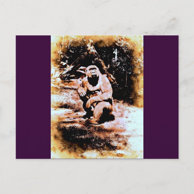 Postal Bronx Gorilla (Anverso)