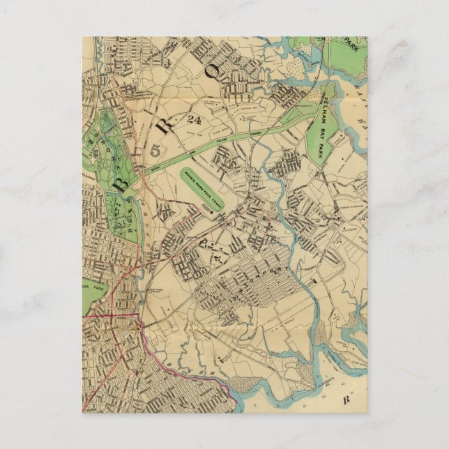 Postal Bronx, Nueva York (Anverso)