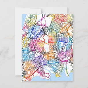 Postal Bronx USA City Map