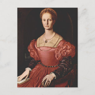 Postal Bronzino - Lucrezia Panciatichi - 1540