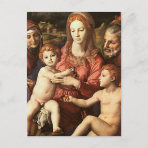 Postal Bronzino - Sagrada Familia