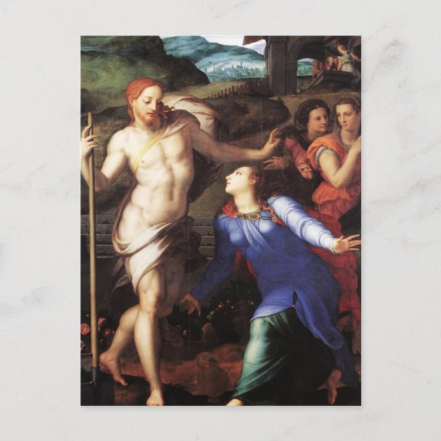 Postal Bronzino - Tócame no II (Anverso)