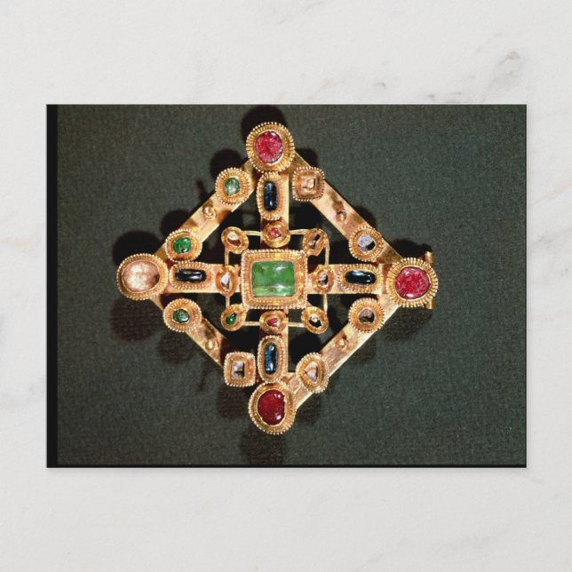 Postal Brooch en forma de cruz griega (Anverso)