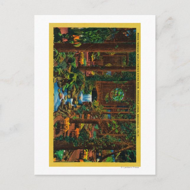 Postal Brookdale Lodge Dining RoomBrookdale, CA (Anverso)