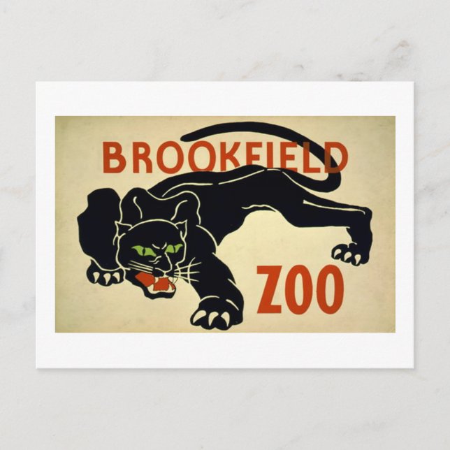 Postal Brookfield-Panther (Anverso)
