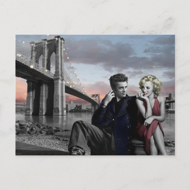 Postal Brooklyn B&W (Anverso)