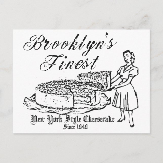 POSTAL BROOKLYN CHEESECAKE (Anverso)