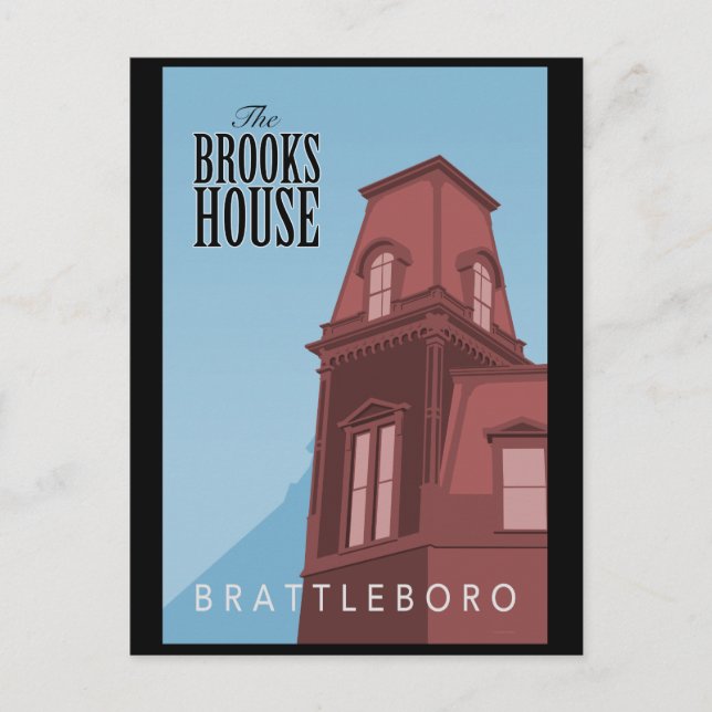 Postal Brooks House Hotel Postcard (Anverso)