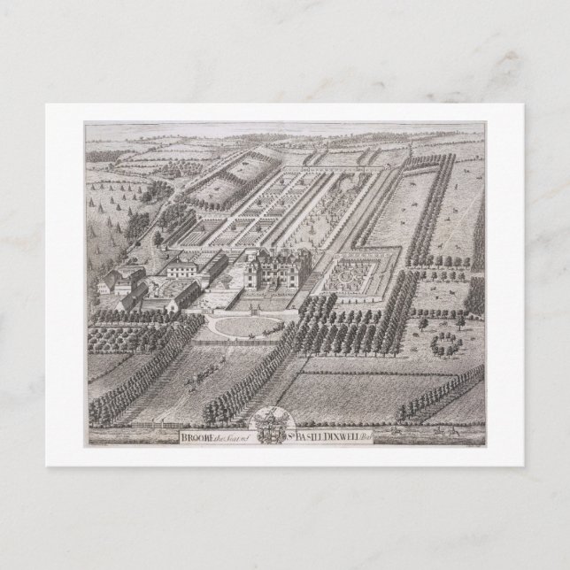 Postal Broome, sede de Sir Basil Dixwell, de 'Thirt (Anverso)