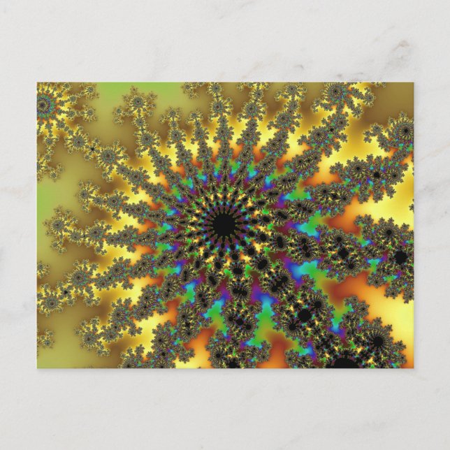 Postal Brote de amarillo y oro (Anverso)