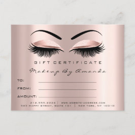 Postal Brotes de maquillaje de extensión de latigazos de