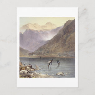 Postal Brothers Water, detalle de los patinadores de hiel