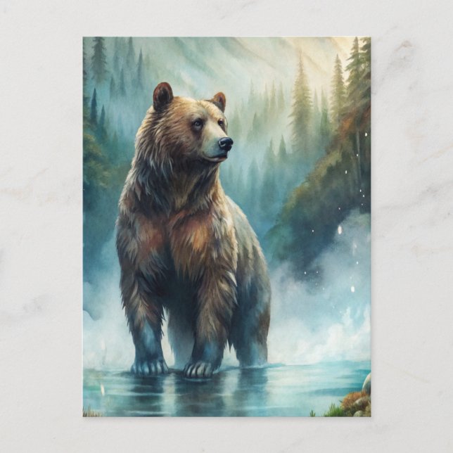Postal Brown Bear  (Anverso)