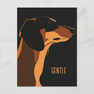 Postal Brown Dachshund