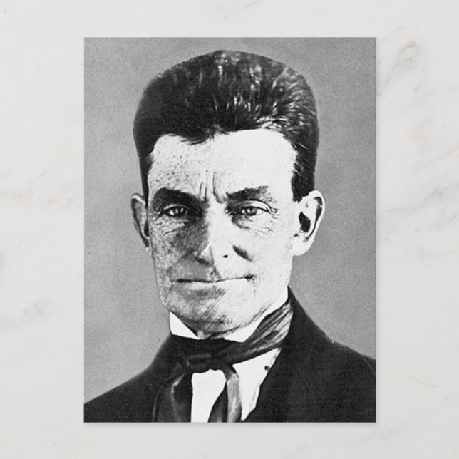 Postal Brown - John / Mártir del Norte abolicionista (Anverso)