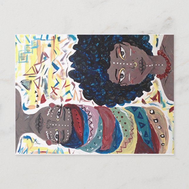 Postal Brown Queens (Anverso)