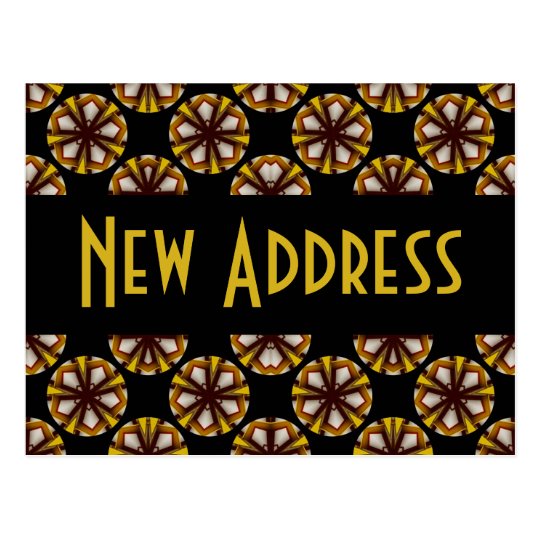 Postal Brown y dirección del amarillo nueva