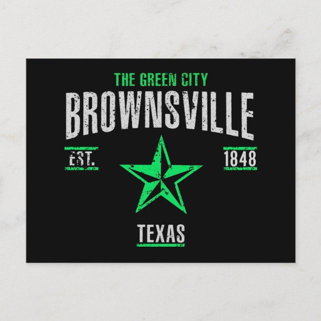 Postal Brownsville (Anverso)