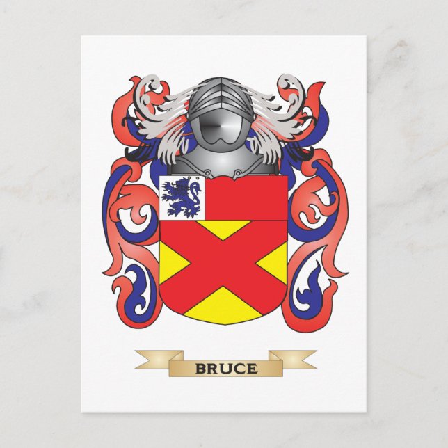 Postal Bruce Coat of Arms (Family Crest) (Anverso)