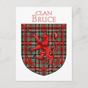 Postal Bruce de Kinnaird Tartan Scottish Plaid