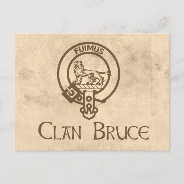 Postal Bruce Escudo Vintage (Anverso)