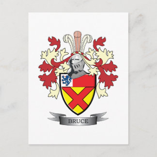 Postal Bruce Family Crest Coat of Arms