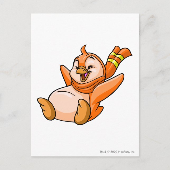 Postal Bruce Naranja (Anverso)