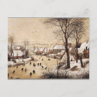 Bruegel el mayor - Paisaje invernal con patinadore