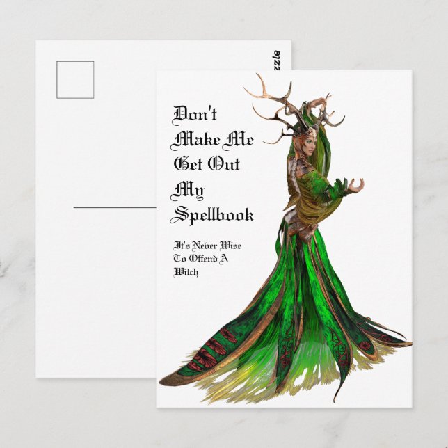Postal Bruja (Anverso / Reverso)