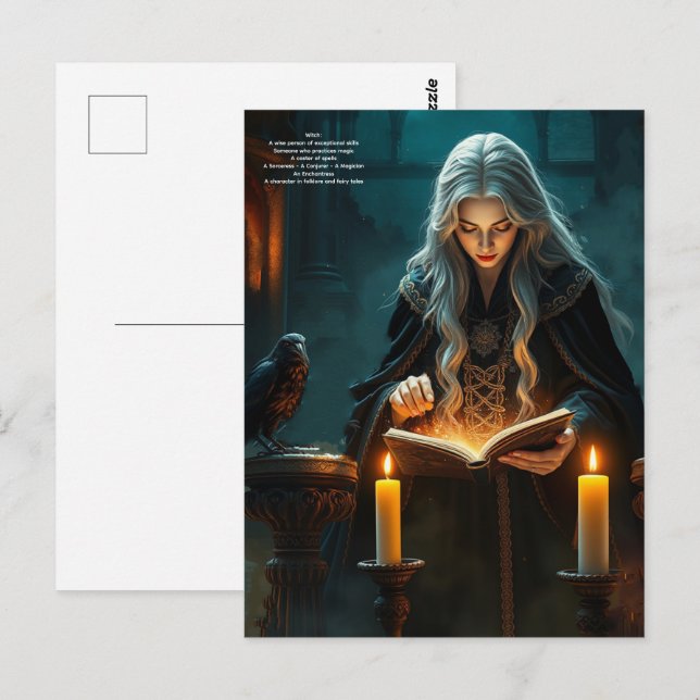 Postal Bruja (Anverso / Reverso)