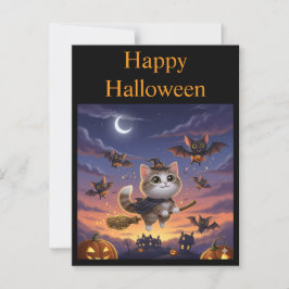 Postal Bruja de Halloween