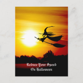 Postal Bruja de Halloween