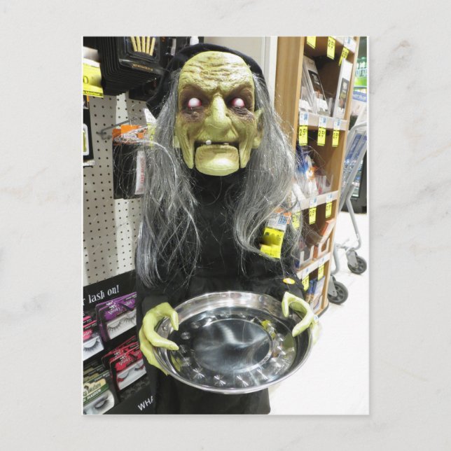 Postal Bruja de la farmacia (Anverso)