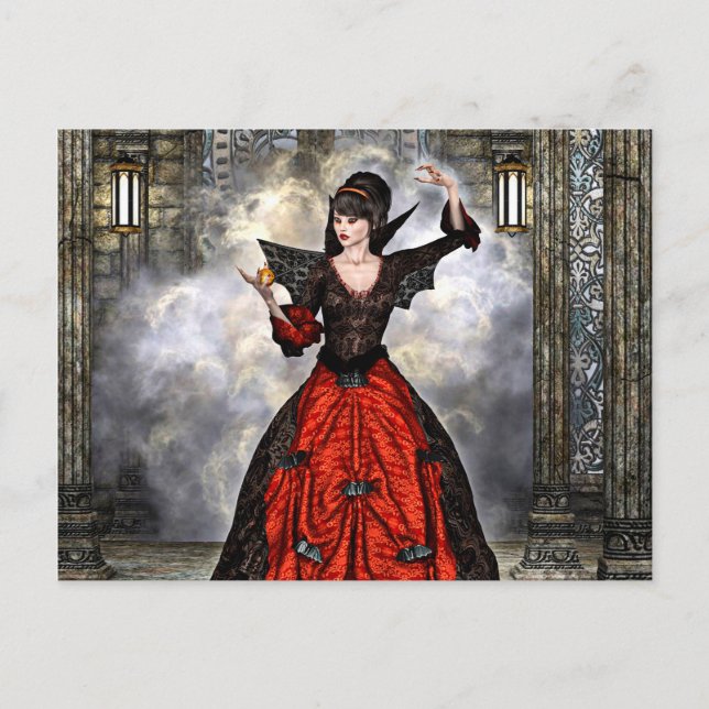 Postal Bruja Femenina (Anverso)