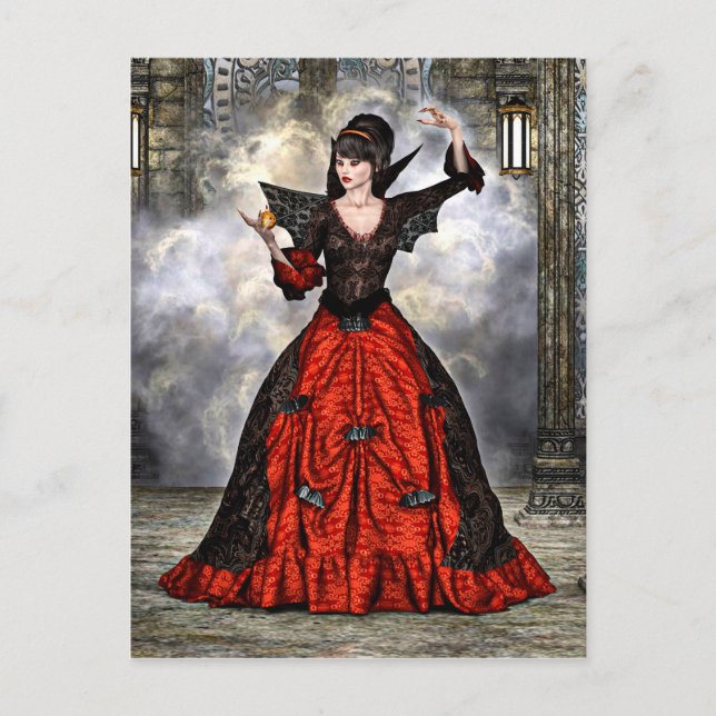 Postal Bruja Femenina (Anverso)