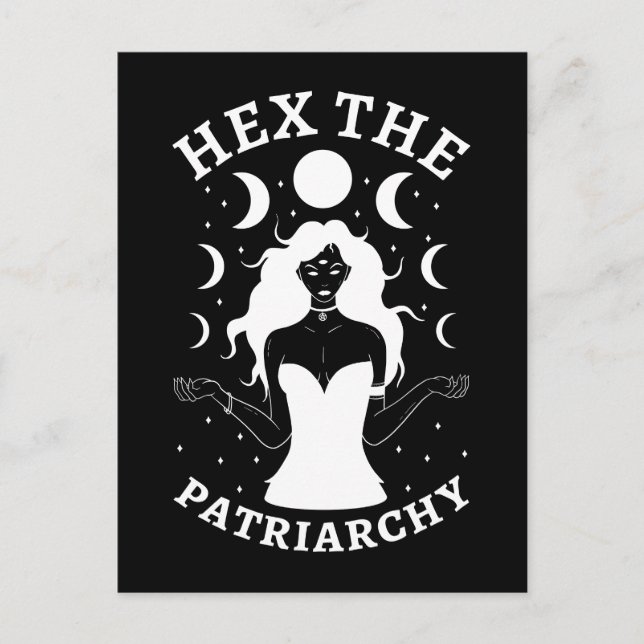 Postal Bruja Feminista - Hechizar La Patriarcado II (Anverso)