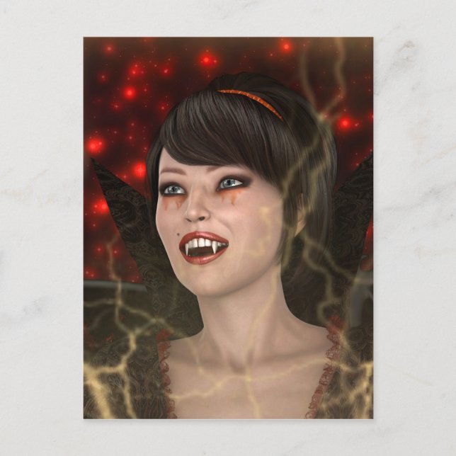 Postal Bruja Hermosa (Anverso)