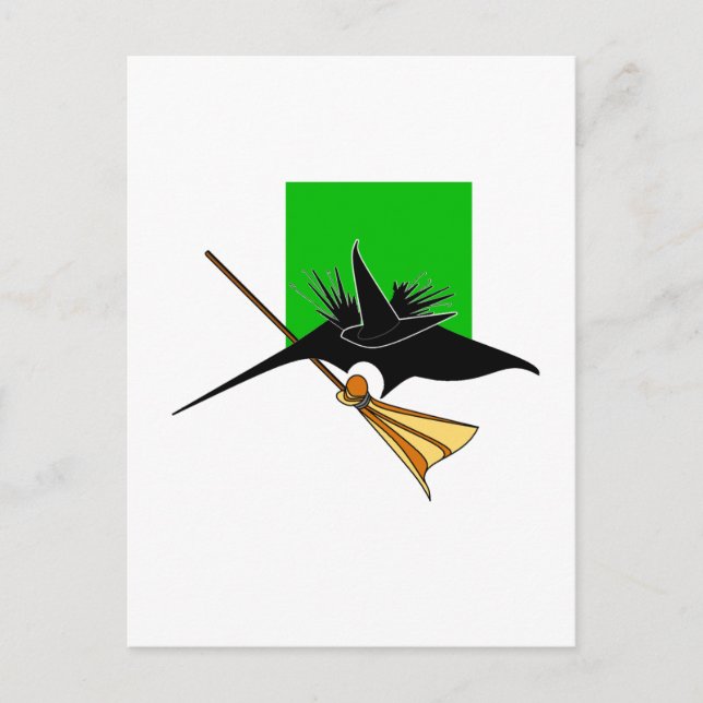 Postal Bruja malvada derretida (Anverso)