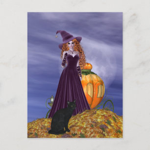 Postal Bruja Red Haired
