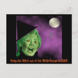 Postal bruja shrillerywitch, mantén a la bruja fuera de l