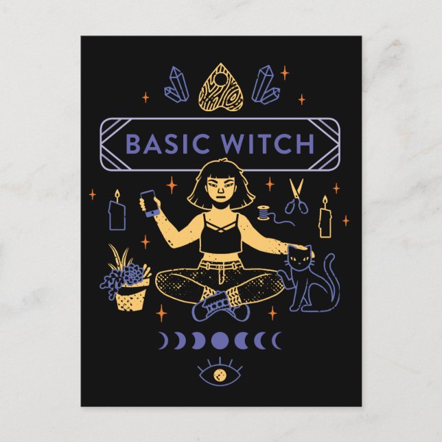 Postal Brujas básicas - Camille Chew (Anverso)
