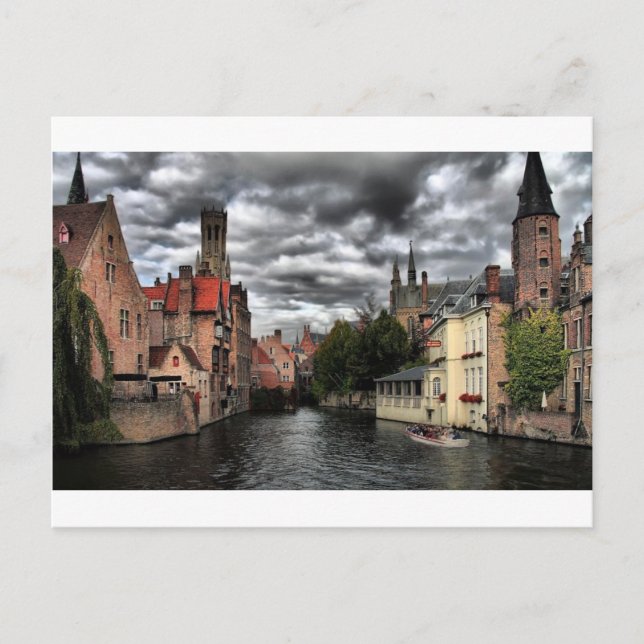 Postal Brujas, Bélgica (Anverso)