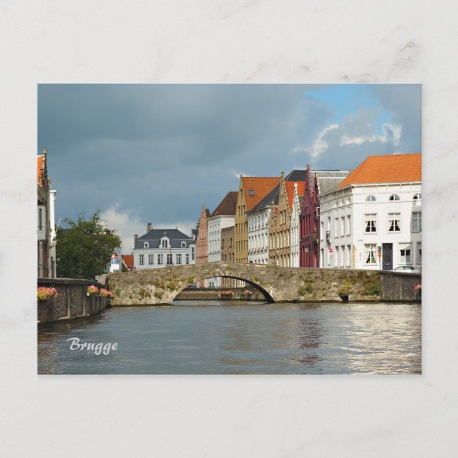 Postal Brujas, Bélgica (Anverso)
